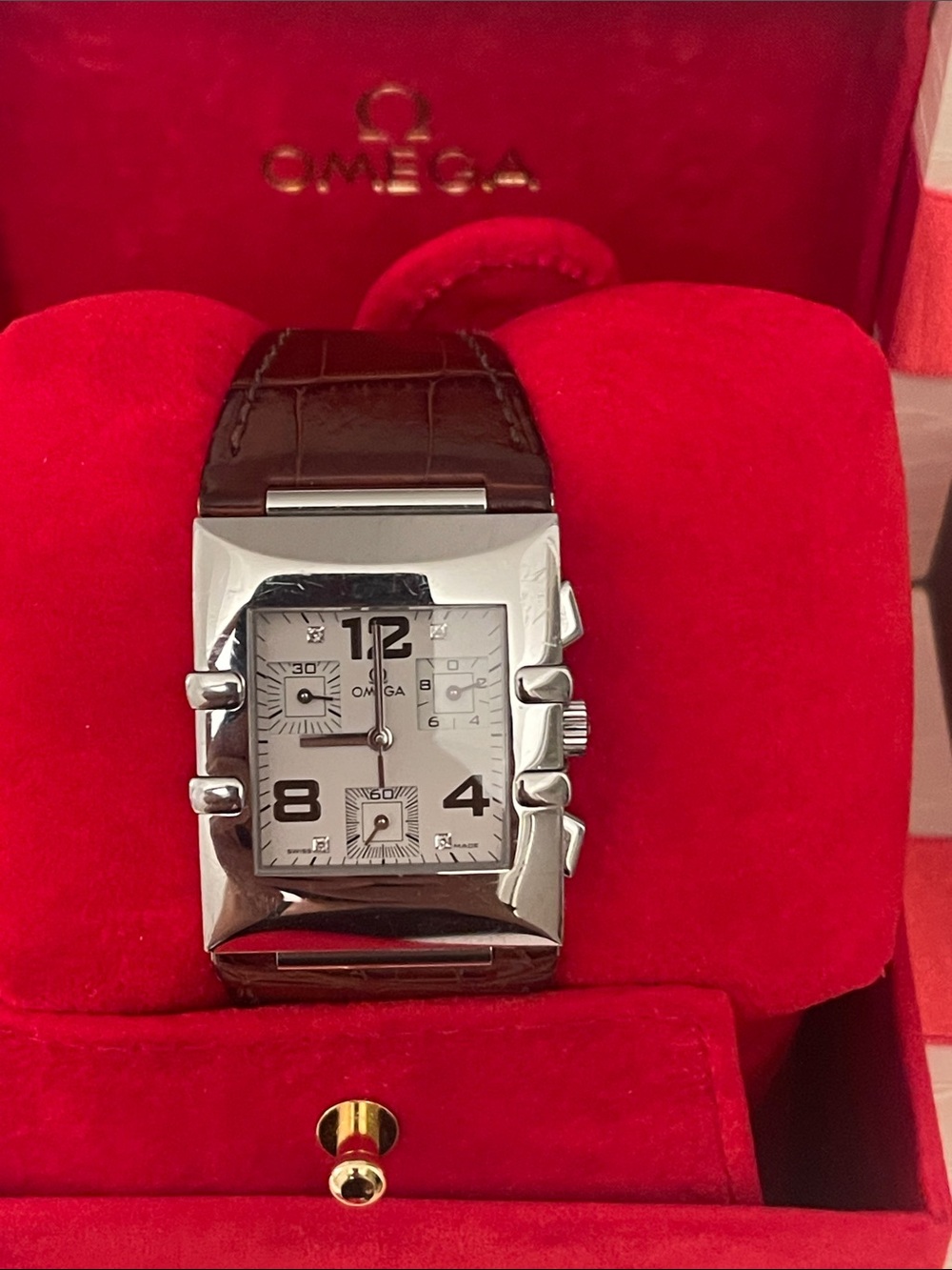 Omega Constellation Quadra Chronograph Rectangular